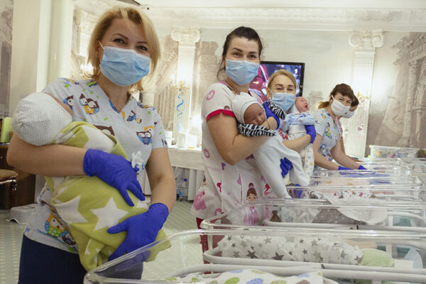 Ukrainian surrogate babies bound for U.S., Europe stranded by virus lockdown